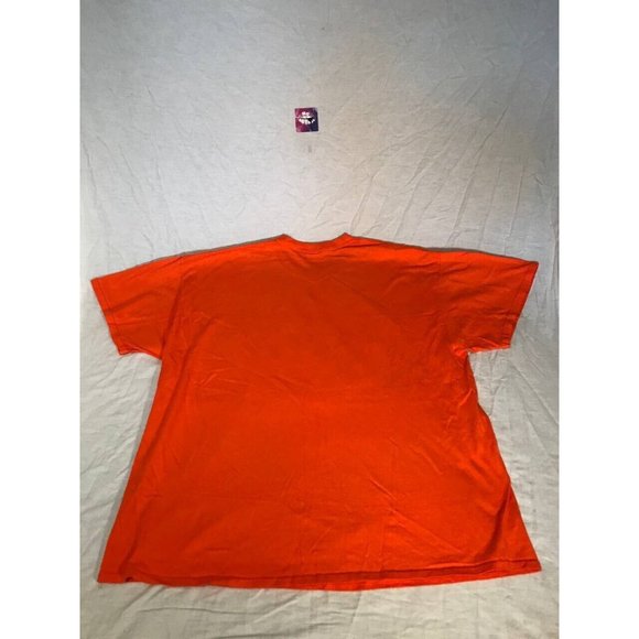 University of Miami Hurricane Shirt Mens XXL Orange Graphic Short Sleeve T-Shirt - Picture 5 of 6